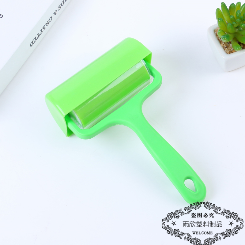 Green Drum Type Clothing Lint Remover Dusting Brush Hair Remover Home Clothing Hair Removal Brush Bed Brush