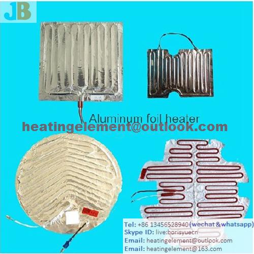 High quality aluminum foil heater electric heater deicer heater sheet electric heater sheet