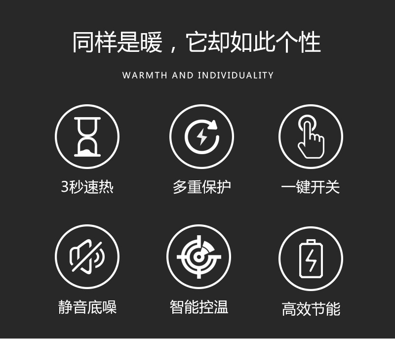Qianniu Cartoon Version Mini Fan Heater Portable Heater Wall Hanging Small Home Desk Electric Heater Qianniu Cartoon Version Mini Fan Heater Portable Heater Wall Hanging Small Home Desk Electric Heater