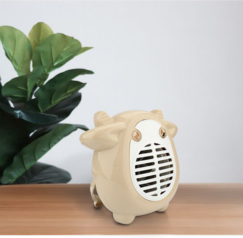 Qianniu Cartoon Version Mini Fan Heater Portable Heater Wall Hanging Small Home Desk Electric Heater Qianniu Cartoon Version Mini Fan Heater Portable Heater Wall Hanging Small Home Desk Electric Heater