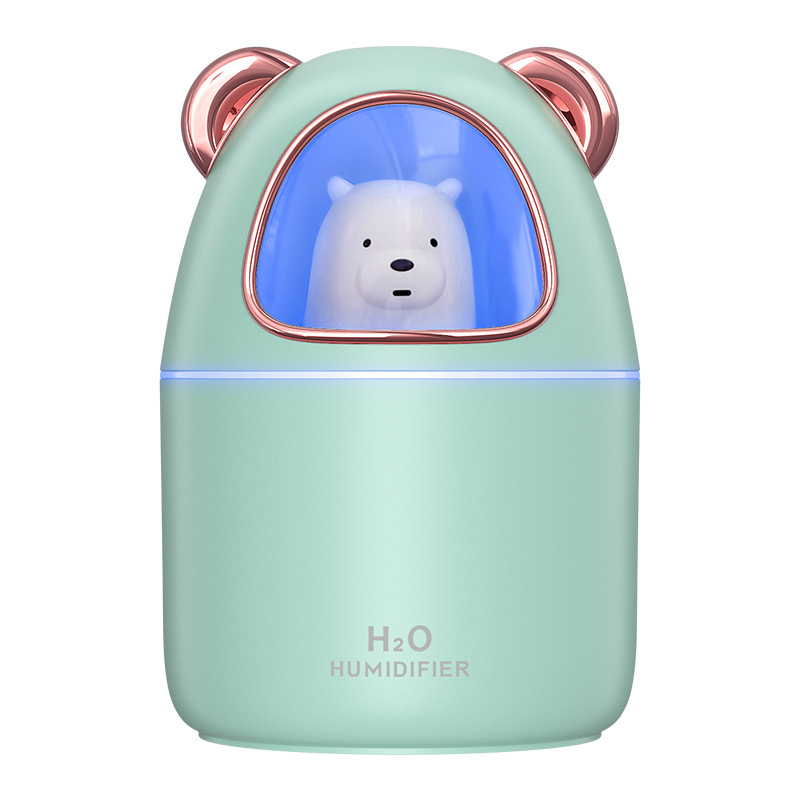 Cute Tiger Cute Bear Humidifier Household Heavy Fog Car Mute Atomizer Desktop Cute Pet Humidifier Wholesale