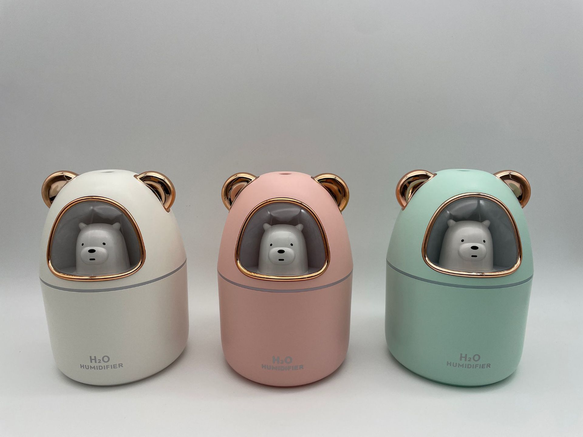 Cute Tiger Cute Bear Humidifier Household Heavy Fog Car Mute Atomizer Desktop Cute Pet Humidifier Wholesale