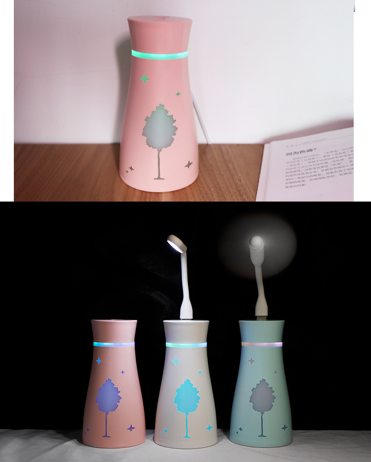 Small Tree Elk Hydrating Humidifier Usb Mini Desktop Home Car Office Purifier Aroma Diffuser