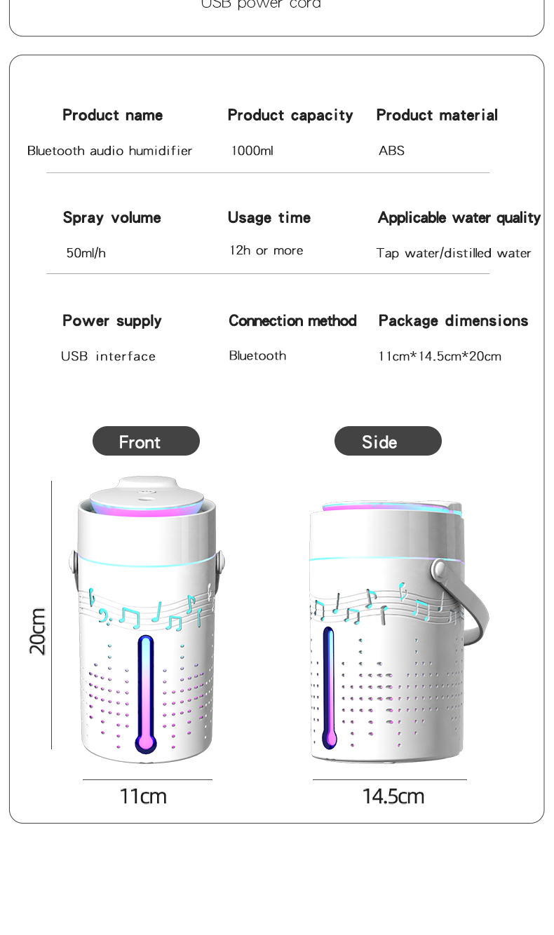 Factory New Household Desk Humidifier Mute USB Ultrasonic Summer Humidifier Mini Atomizer Wholesale