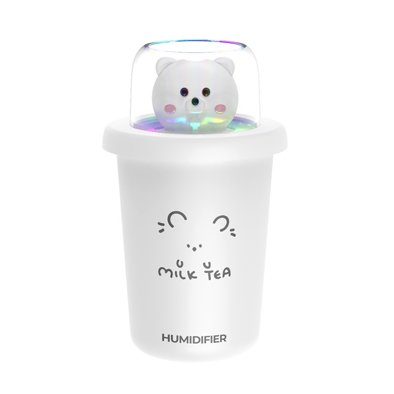 Bear USB Colorful Cute Pet Humidifier Creative Car Mini Aroma Diffuser Battery Running Horse Light Humidifier