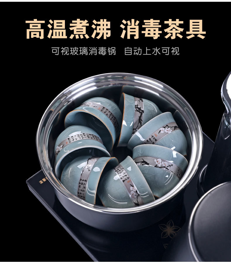 Automatic Kettle Electric Kettle Tea Making Household Tea Tray Integrated Induction Cooker Tea Set Automatic Kettle Electric Kettle Tea Making Household Tea Tray Integrated Induction Cooker Tea Set