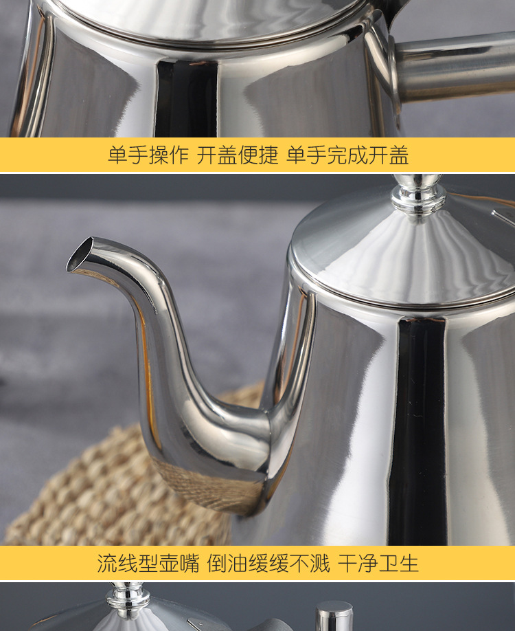 Couss Pot Teapot Non-Magnetic European Coffee Pot Household Hotel with Strainer Cold Kettle Induction Cooker Universal