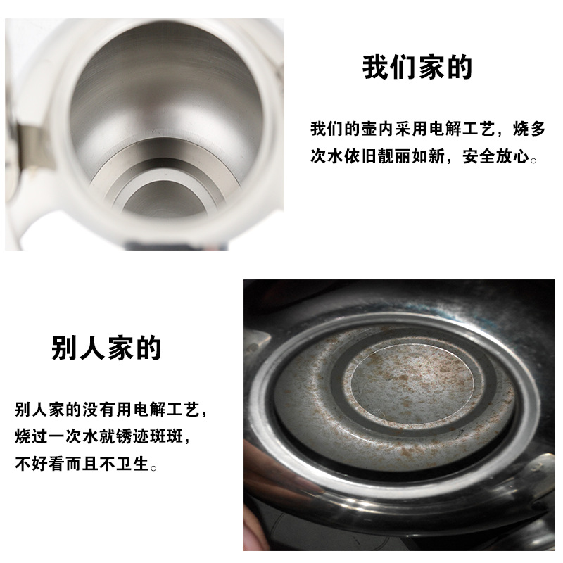 Stainless Steel Kettle 14cm with Strainer Tea Delicate Pot Restaurant Hotel Teapot Induction Cooker Kettle