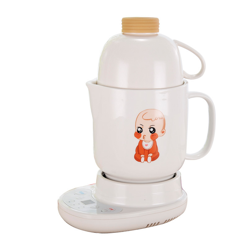 Multifunctional Ceramic Electrothermal Cup Mini Small Portable Water Boiling Cup Office Health Care Electric Stew Cooker