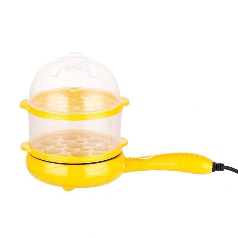 Egg Steamer Multi-Purpose Double Layer Egg Boiler Mini Electric Frying Pan Creative Egg Cooker