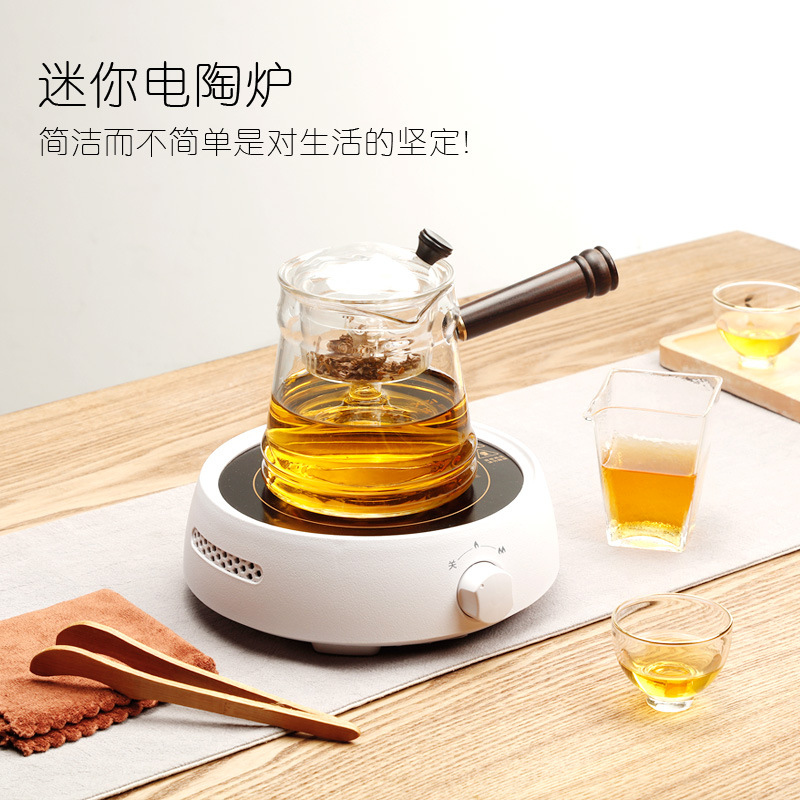 Electric Ceramic Stove Mini Small Boil Water Boil Tea Stove Induction Cooker Cast Iron Special Offer Mute Tea Set Whole