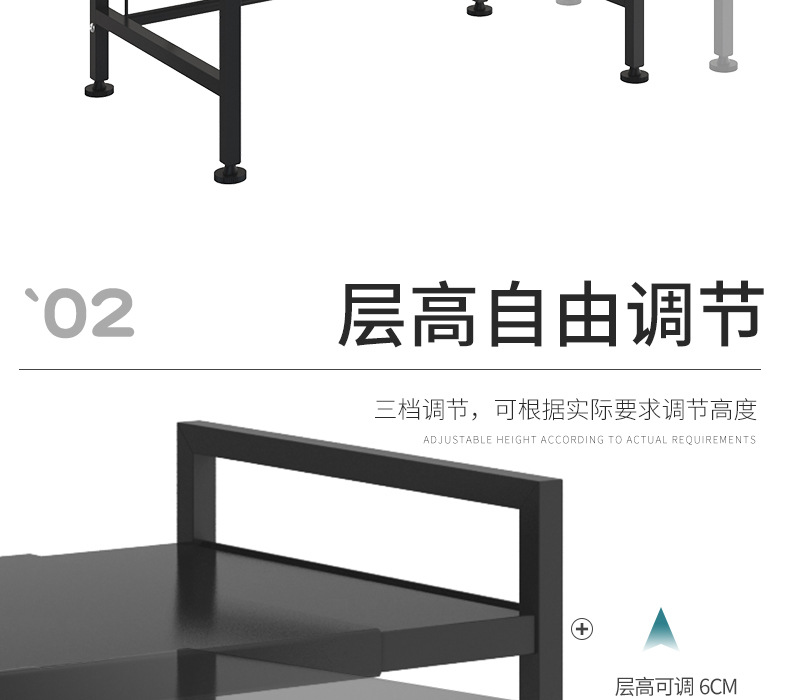 Spot multi-functional microwave oven rack kitchen shelf stainless steel oven rack electric rice cooker kitchen shelf