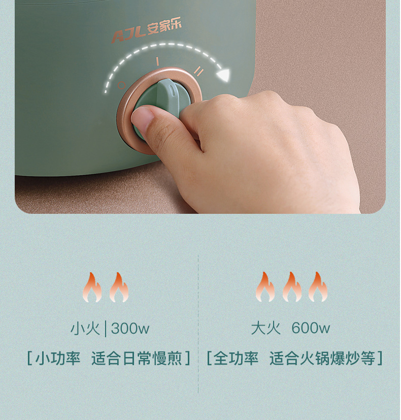 Noodle Pot Household MultiFunctional Electric Cooker Cooking Pot Small Power Electric Food Warmer Electric Chafing Dish