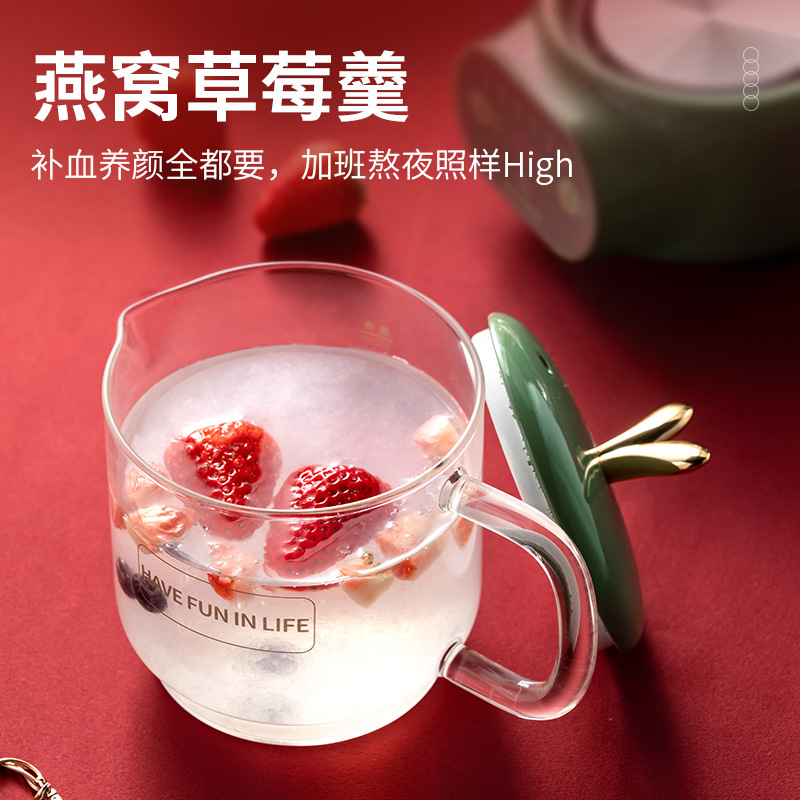 Small Pumpkin Health Bottle Electrothermal Cup Electric Cooker Cup Automatic Electric Electric Kettle