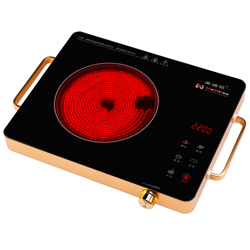 Intelligent Mute HighPower Light Wave Stove Induction Cooker MultiFunction Water Boiling Electric Stove Tea Stove