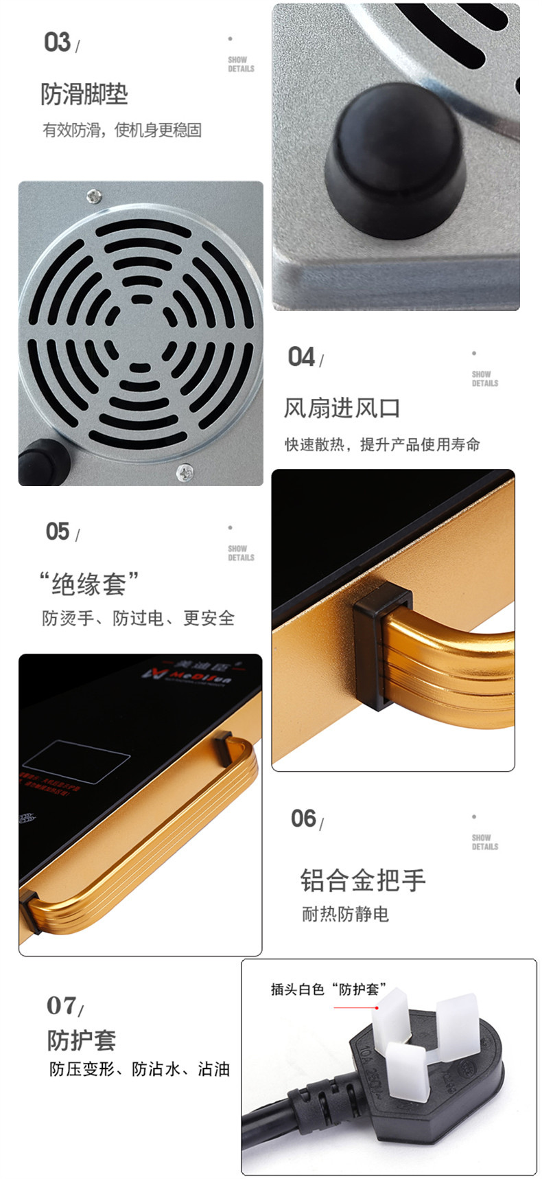 Intelligent Mute HighPower Light Wave Stove Induction Cooker MultiFunction Water Boiling Electric Stove Tea Stove