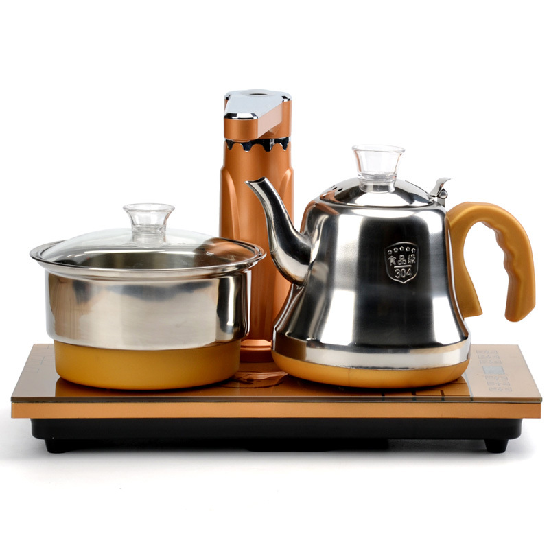 ThreeinOne Induction Cooker Kettle Electric Tea Stove Automatic Water Feeder Tea Tray Electrothermal Furnace Accessories