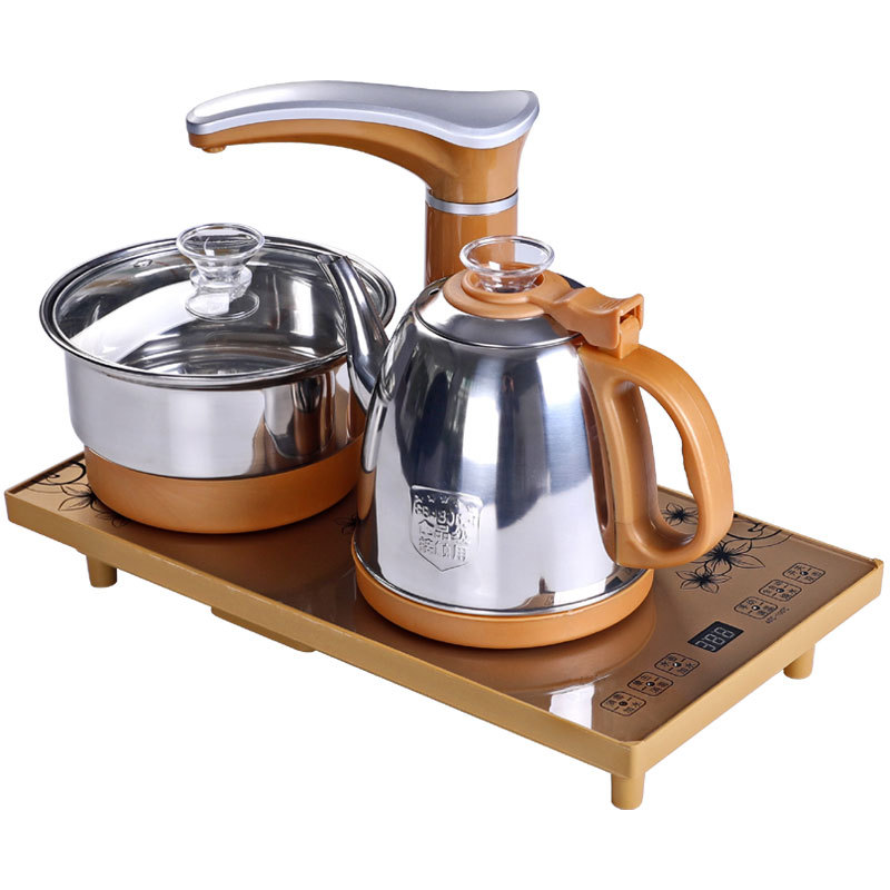 ThreeinOne Induction Cooker Kettle Electric Tea Stove Automatic Water Feeder Tea Tray Electrothermal Furnace Accessories