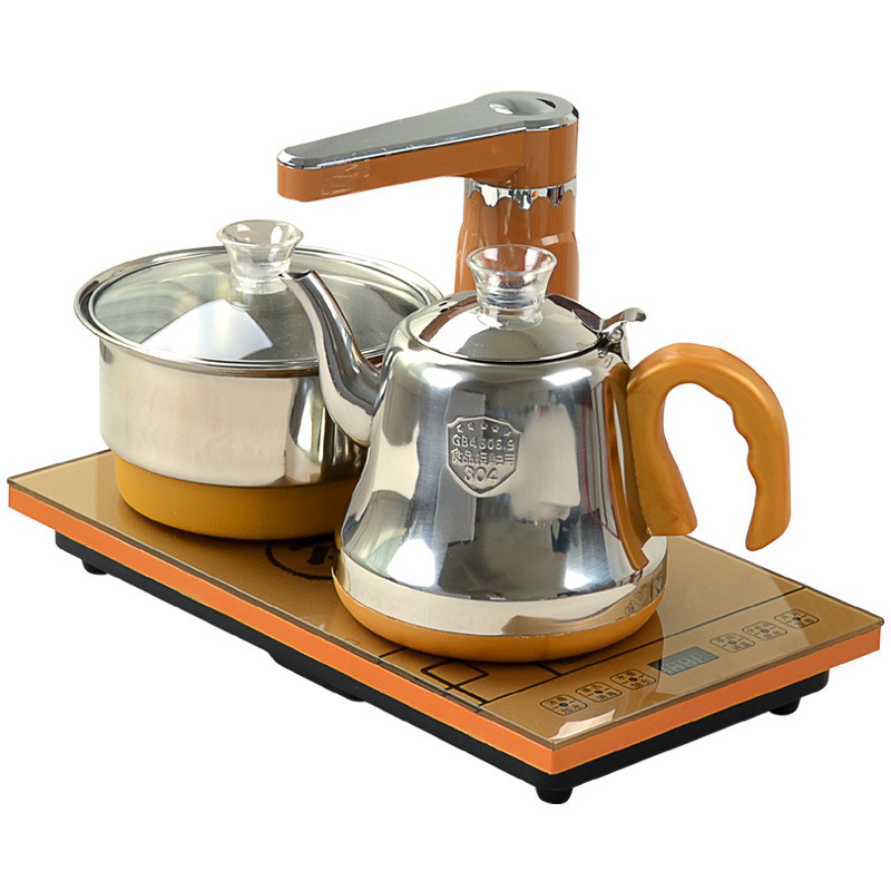 ThreeinOne Induction Cooker Kettle Electric Tea Stove Automatic Water Feeder Tea Tray Electrothermal Furnace Accessories