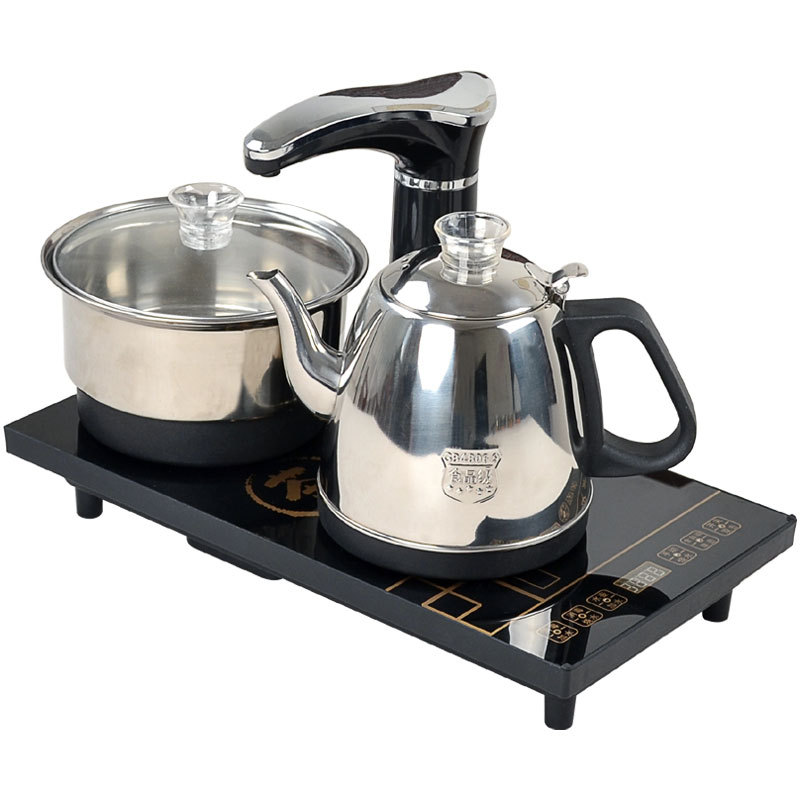 ThreeinOne Induction Cooker Kettle Electric Tea Stove Automatic Water Feeder Tea Tray Electrothermal Furnace Accessories