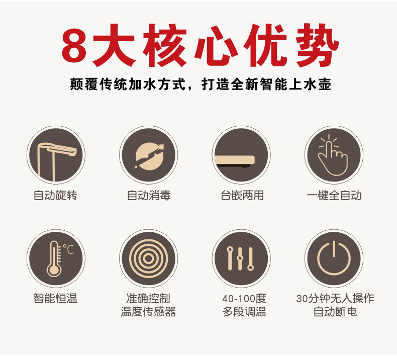 ThreeinOne Induction Cooker Kettle Electric Tea Stove Automatic Water Feeder Tea Tray Electrothermal Furnace Accessories