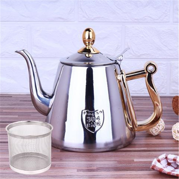 Cooker Kettle Tea Brewing Pot Electric Ceramic Stove Water Pot Stainless Steel Kettle Hand Wash Flat Bottom Small Kettle