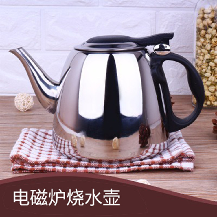 Cooker Kettle Tea Brewing Pot Electric Ceramic Stove Water Pot Stainless Steel Kettle Hand Wash Flat Bottom Small Kettle