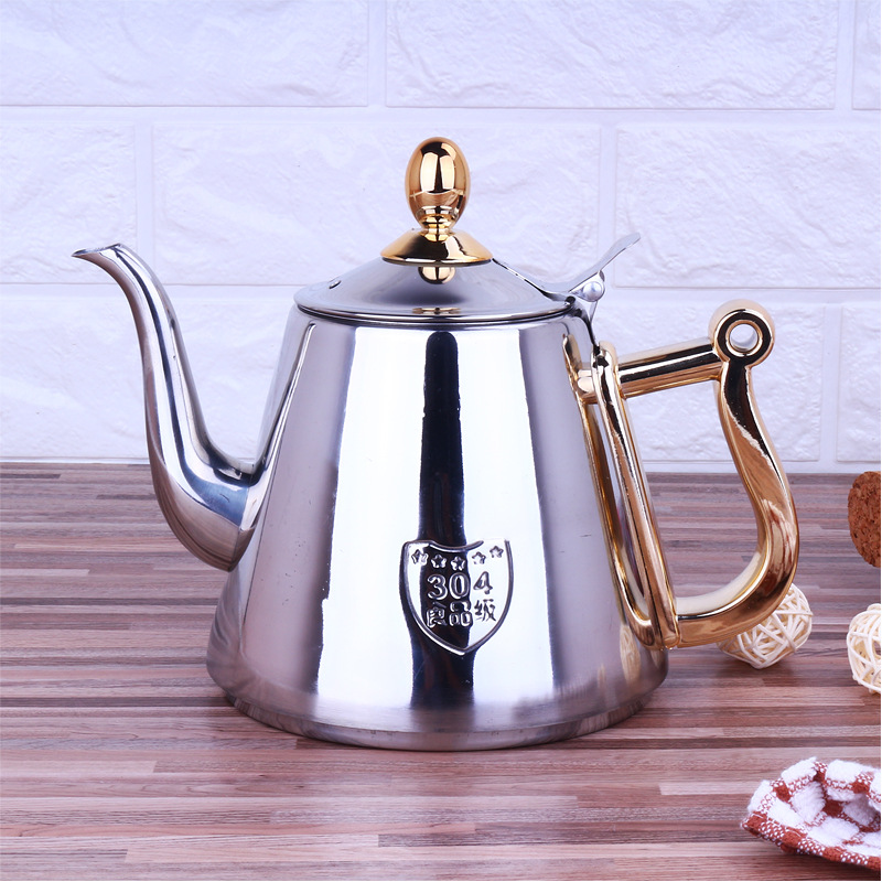 Cooker Kettle Tea Brewing Pot Electric Ceramic Stove Water Pot Stainless Steel Kettle Hand Wash Flat Bottom Small Kettle