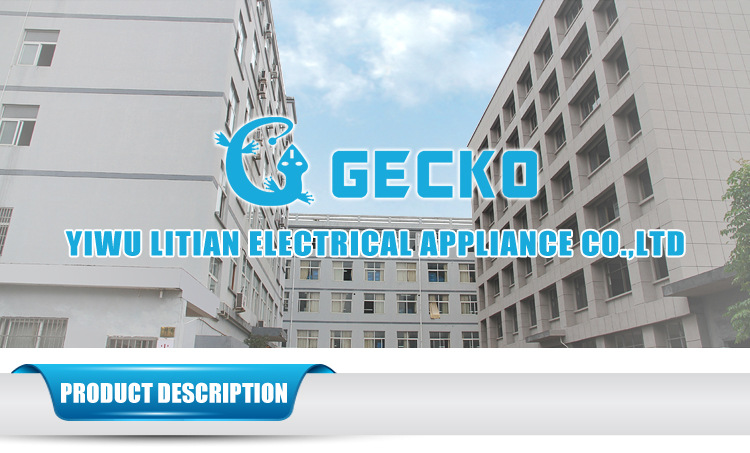 Litian GECKO-LTD-199 Super High Quality Lithium Battery Rechargeable Electric Mosquito Swatter with Power Cord