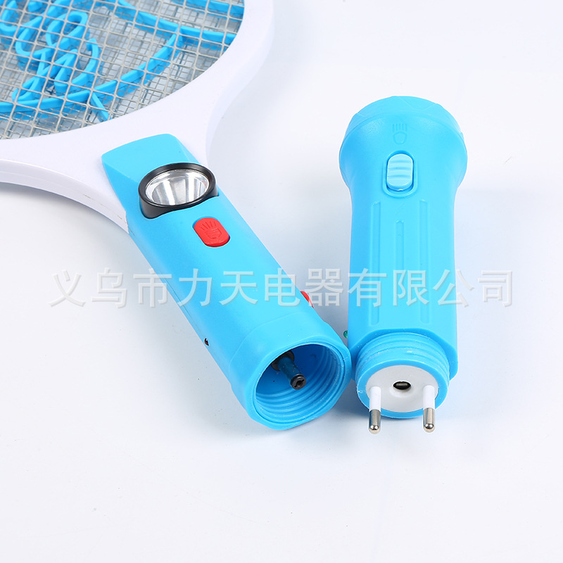 Factory Direct Sales Gecko Brand LTD-268C New with LED Flashlight Detachable Charging Electric Mosquito Swatter
