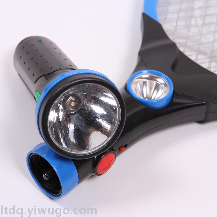 Factory Direct Sales Gecko Brand LTD-308 With LED Flashlight Detachable Charging Electric Mosquito Swatter