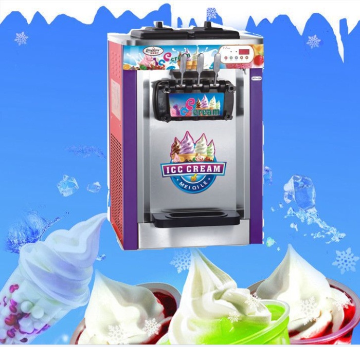New 3 Head TableTop Soft Ice Cream Yogurt Machine New 3 Head TableTop Soft Ice Cream Yogurt Machine
