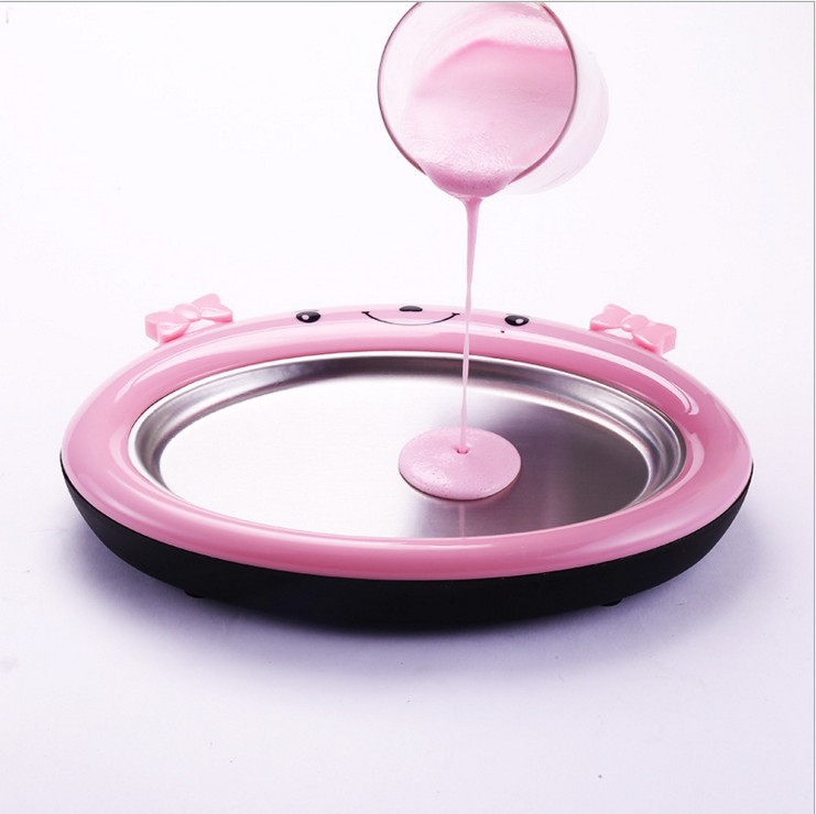 Fried Ice Machine Household Small Mini Fried Yogurt Machine Children DIY Homemade Ice Cream Fryer Ice Plate