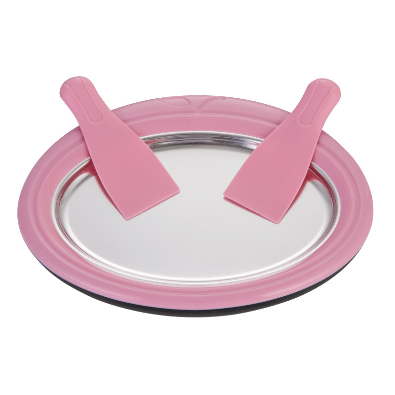 Fried Ice Fried Household Yogurt Machine DIY Homemade Ice Cream Fryer Children Fried Ice Plate Small Mini Plug-in-Free