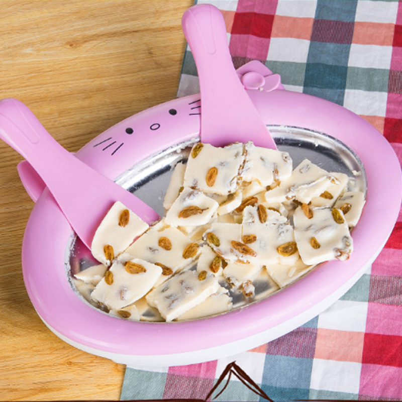 Household Yogurt Ice Frying Machine Fried Ice Machine Children Mini Yogurt Machine Small Ice Cream Yogurt Machine