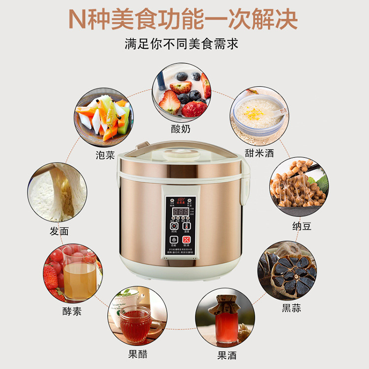 Black Garlic MultiFunctional Black Garlic Rice Wine Small Large Capacity Commercial Yogurt Machine Household Automatic