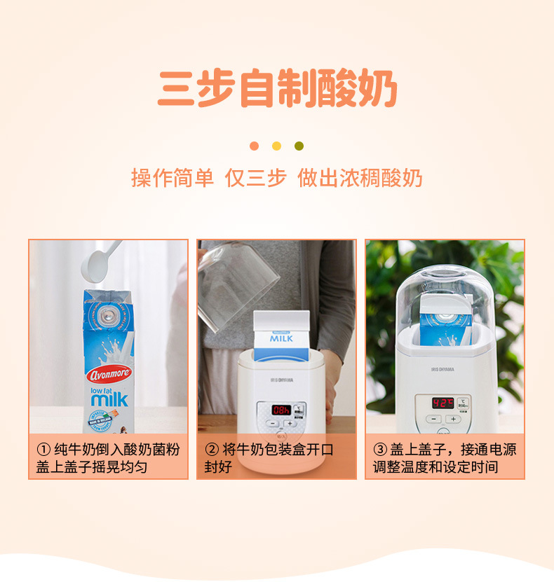 IRIS Iris Household Yogurt Machine Small Dormitory Automatic Enzyme Machine Multi-Function Yogurt Machine