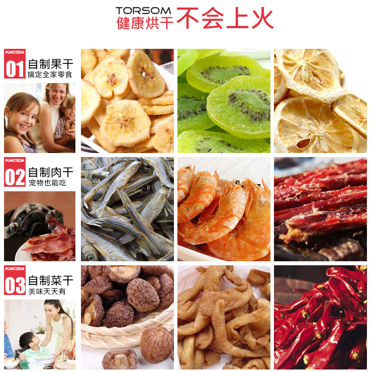 Torsomd2 Dried Fruit Machine Food Dehydration Dryer Household Fruit Vegetable Meat Medicine Yogurt Foodstuff Dryer Torsomd2 Dried Fruit Machine Food Dehydration Dryer Household Fruit Vegetable Meat Medicine Yogurt Foodstuff Dryer