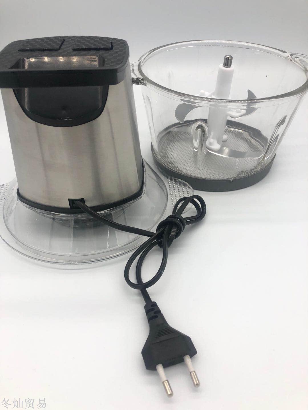 2l glass meat grinder household electric glass small filling auxiliary food machine blender machine meat mixer
