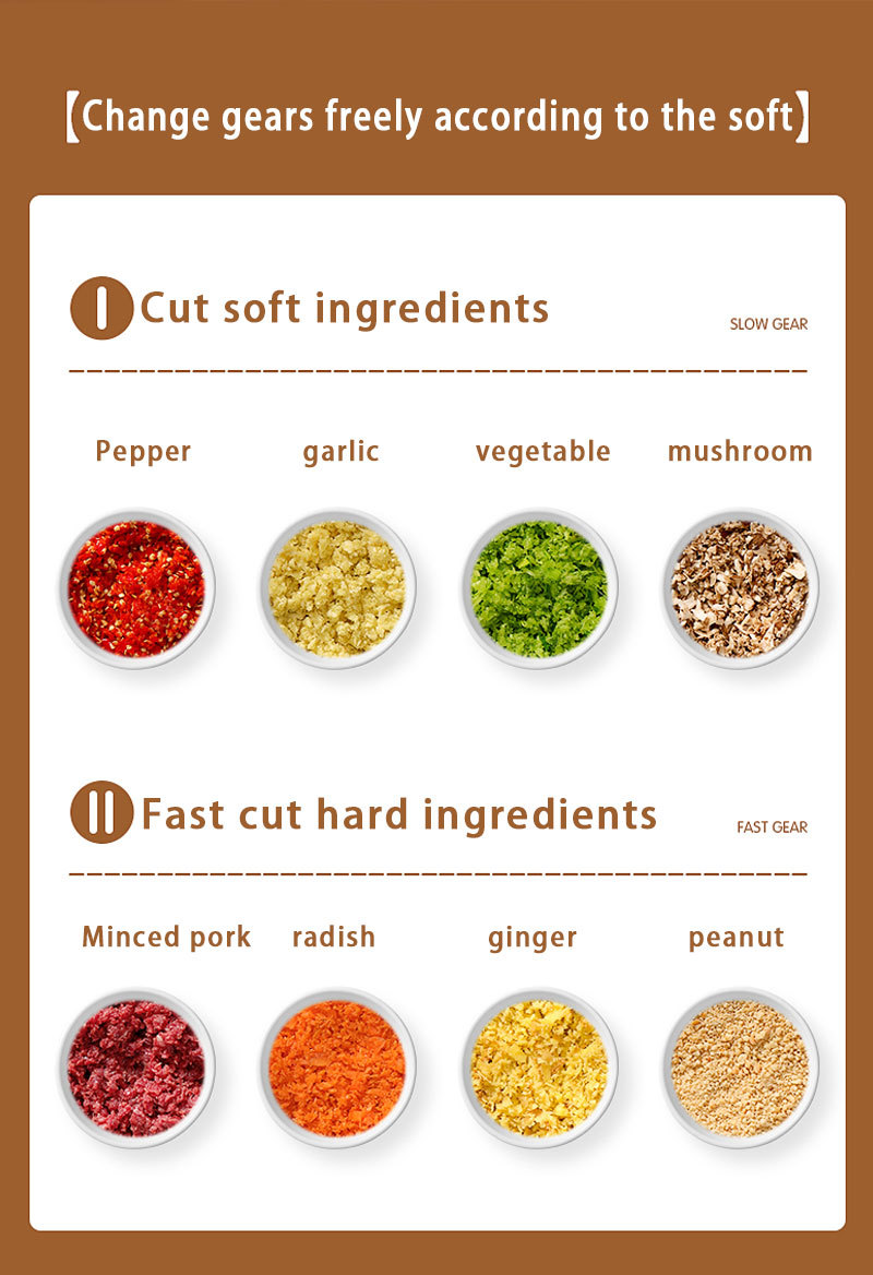 DSP Dansong 2L stainless steel household small multi-function food supplement cooking machine mixing minced meat grinder