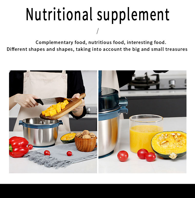 DSP Dansong 2L stainless steel household small multi-function food supplement cooking machine mixing minced meat grinder