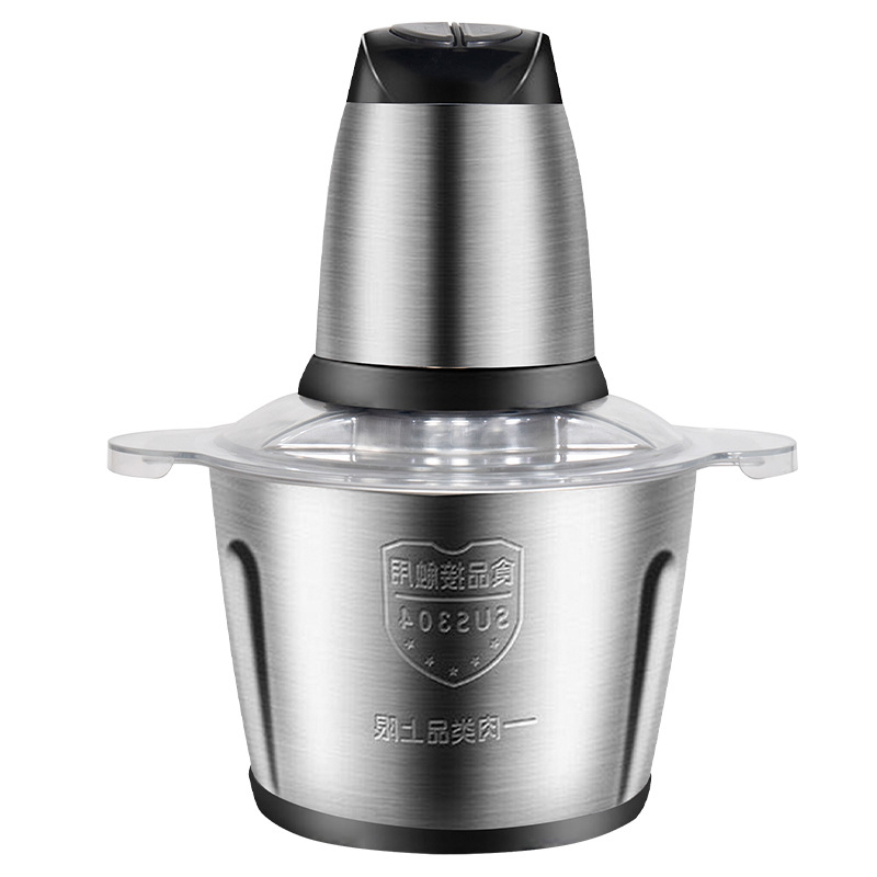 Small household skewer multi - functional household meat grinder stainless steel food processor