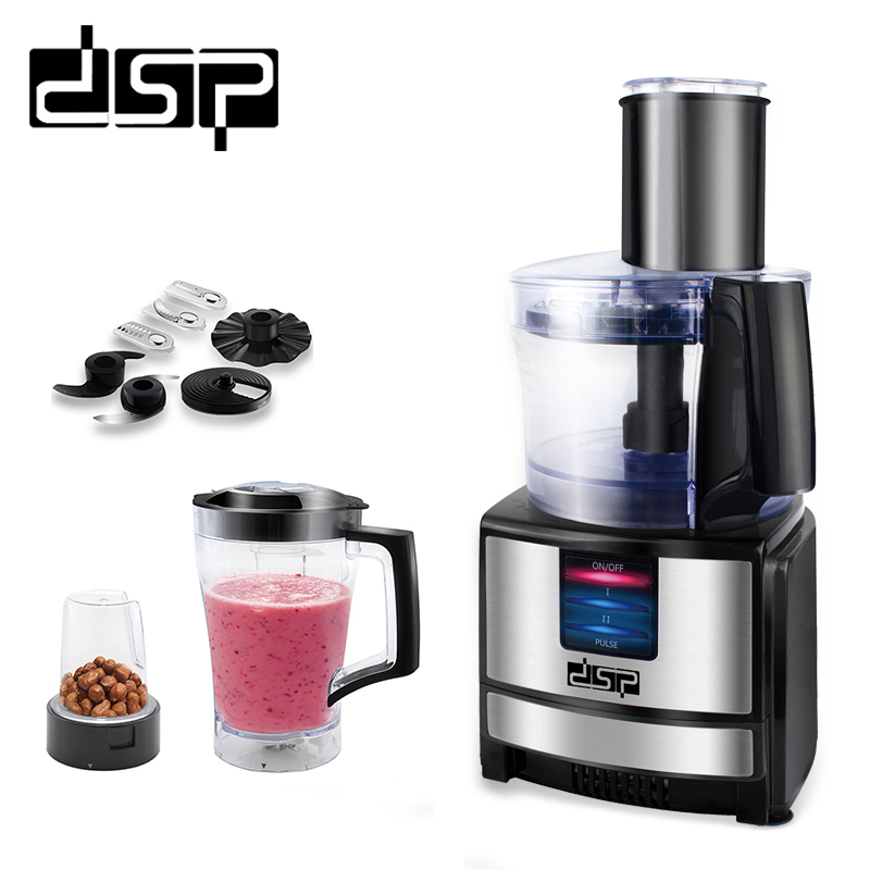 DSP Meat Grinder Household Multi-Function Electric Food Processor Stainless Steel Minced Meat Cutting Vegetable Stirring