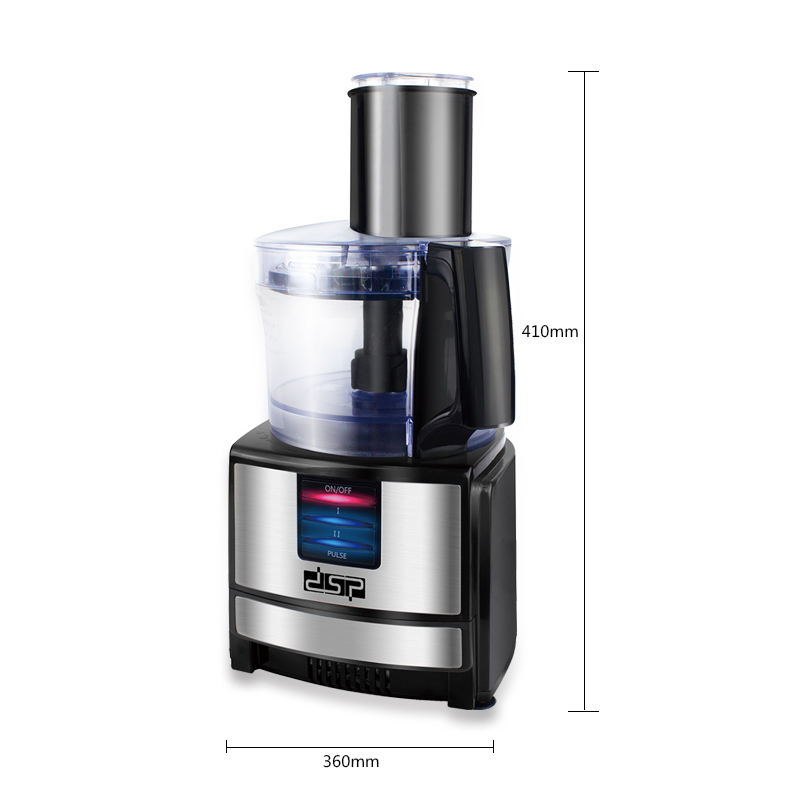 DSP Meat Grinder Household Multi-Function Electric Food Processor Stainless Steel Minced Meat Cutting Vegetable Stirring