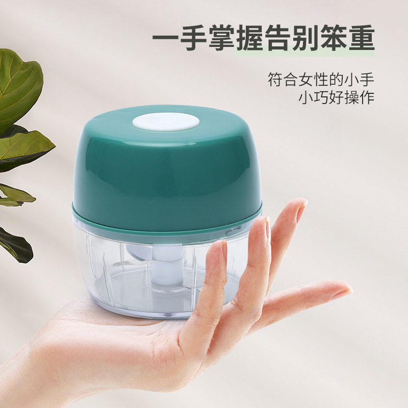 Electric Garlic Press Meat Grinder Chopper Multi-Function Kitchen Cooking Machine Babycook Egg Beater