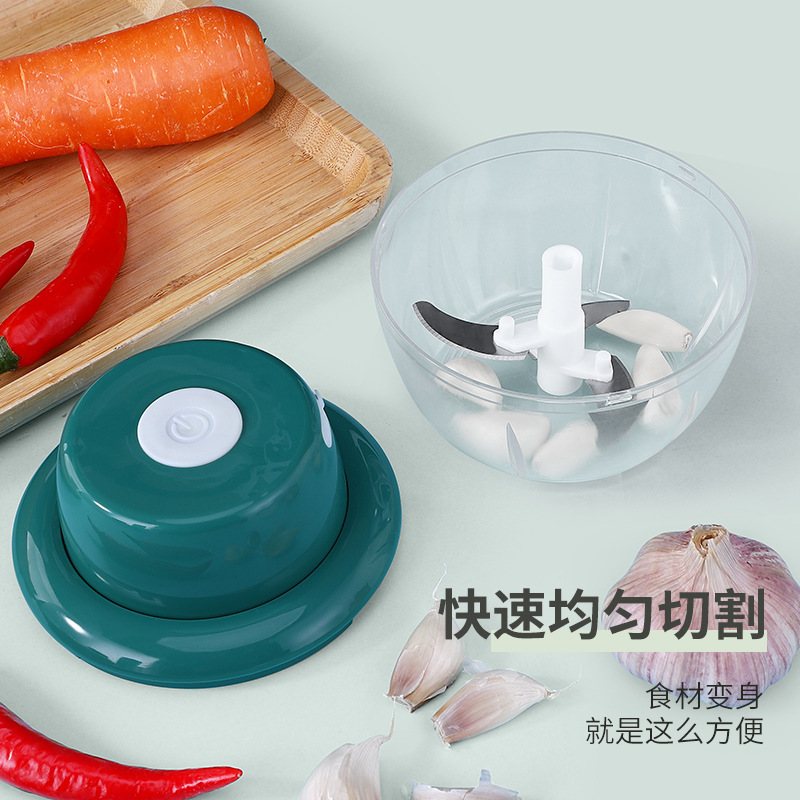 Electric Garlic Press Meat Grinder Chopper Multi-Function Kitchen Cooking Machine Babycook Egg Beater