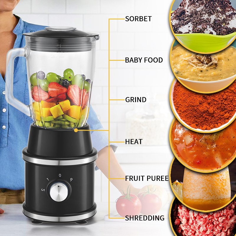 DSP/DSP Household Kitchen 2-in-1 Juice Mixer 1.5L Multifunction Juicer Three-Speed Adjustment