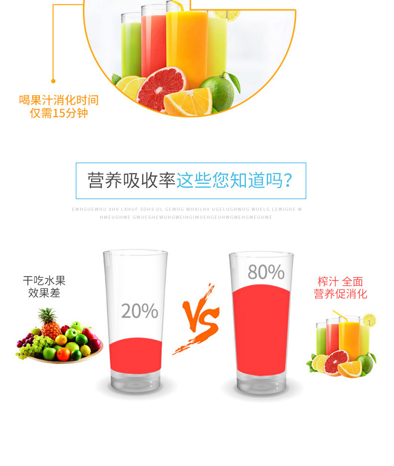 Cross-Border New Arrival Portable Juicer Mini Household Electric Juicer Cup USB Charging Wireless Fruit Mixer