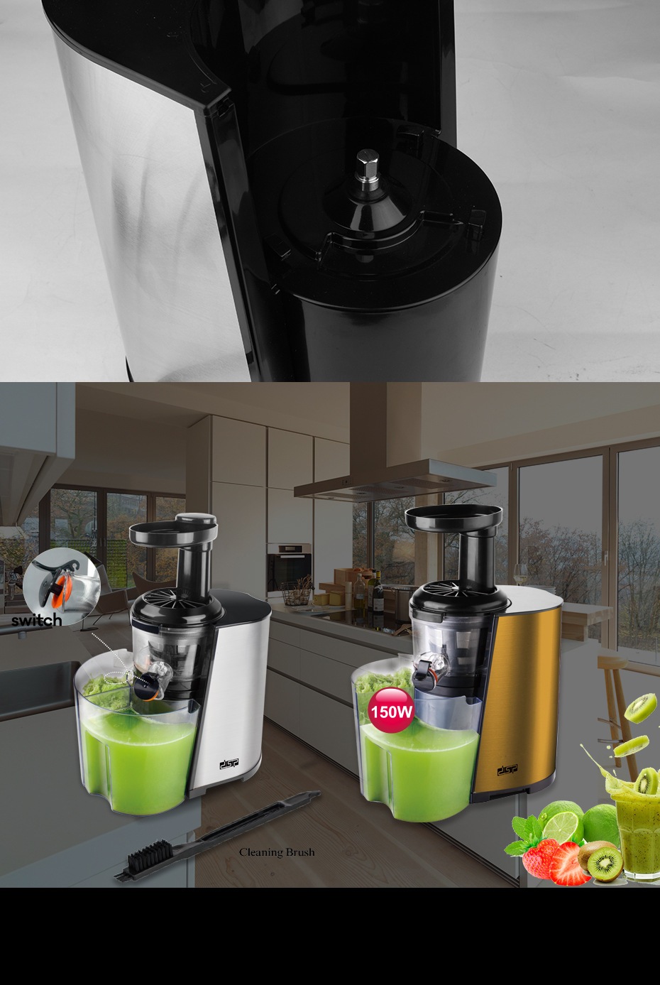 DSP DSP Cross-Border Multi-Functional Household Automatic Fruit and Vegetable Blender Slag Juice Separation Juice Juicer
