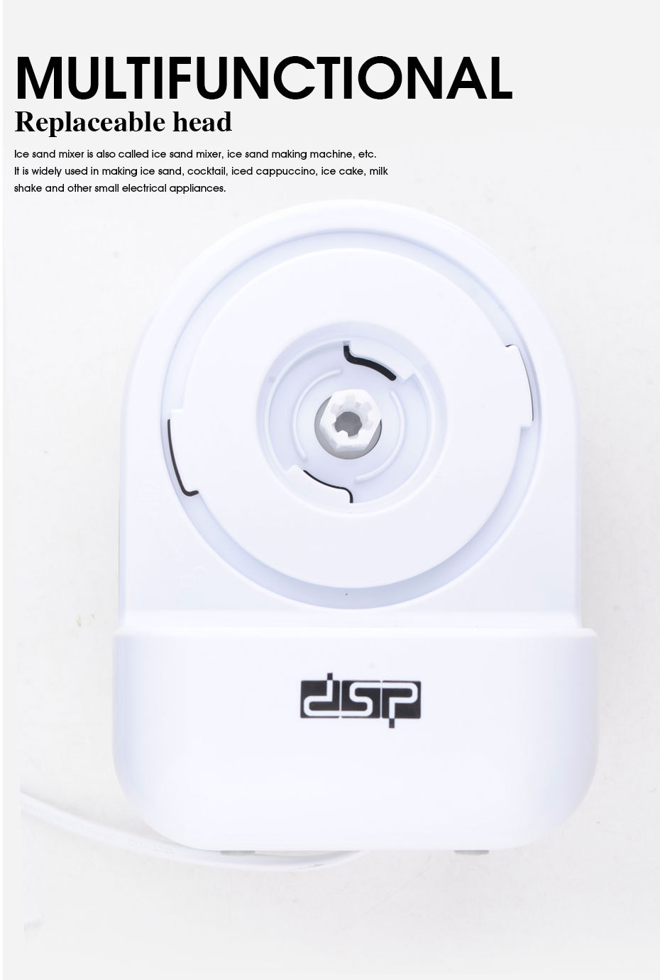DSP DSP Three-in-One Mini Household Small Blender Juice Extractor Fruit and Vegetable Slicer Electric Juicer